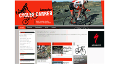 Desktop Screenshot of cycles-carrer.com